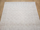 3x5 Karastan Rug Chaumiere Collection, Kara-Loc, Design #291/9866, Creme Color, Textured Squares II Patern, 3'6" x 5' 3" Carpet - Jewel Rugs