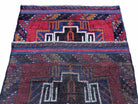 3 X 5 Vintage Handmade Tribal Wool Rug Balouchi Rug Afghan Rug Red Beige Nice - Jewel Rugs