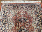 4x6 Rug Handmade Rug Turkish Rug Wool Rug Medallion Red Beige - Jewel Rugs