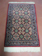 2' X 3' Vintage Handmade Indian Amritsar Wool Rug Small Carpet - Jewel Rugs