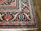 9' X 12' Antique Handmade Oriental Floral Wool Area Rug Organic Red Nice - Jewel Rugs