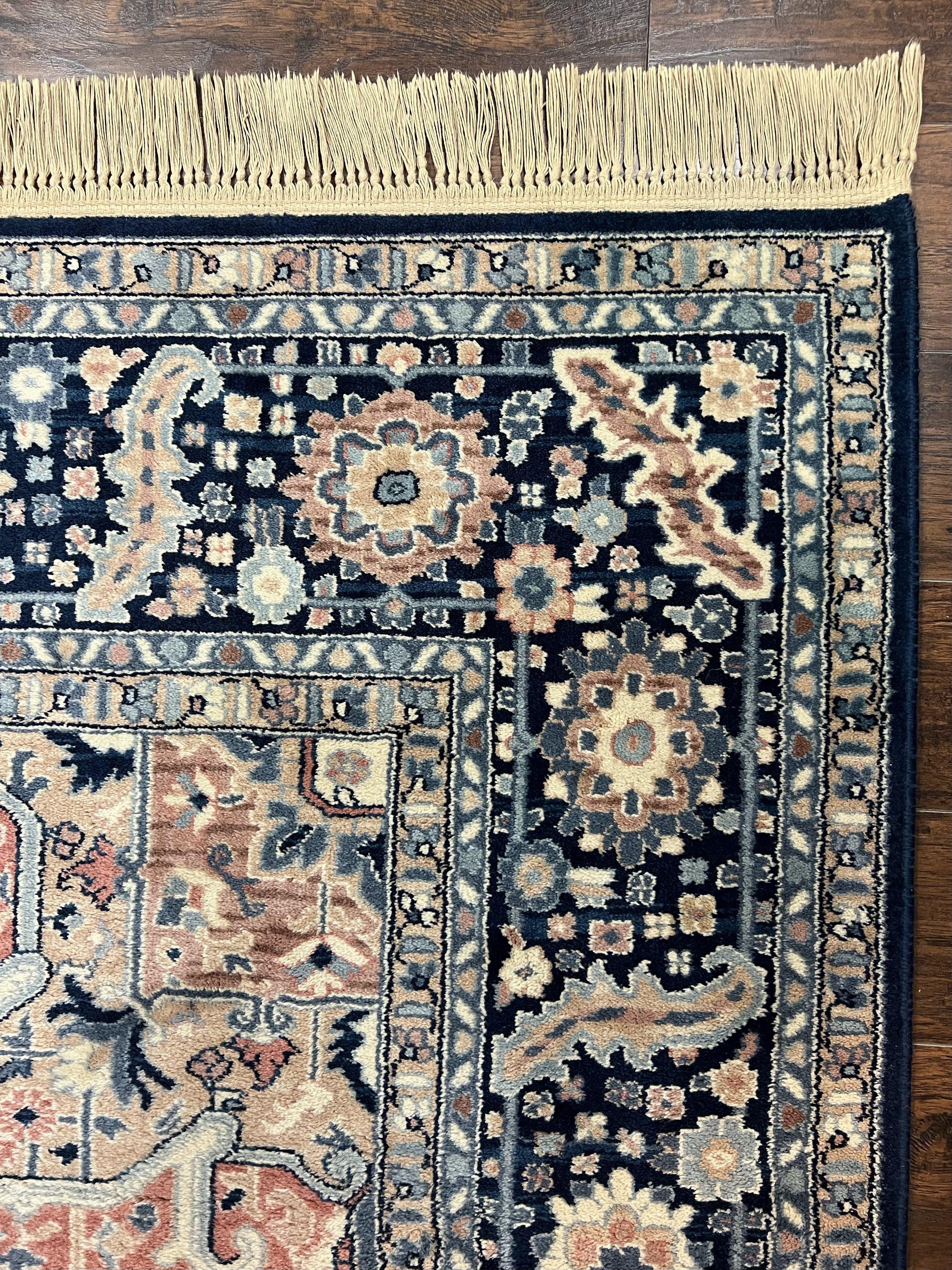 Karastan Rug 8.8 x 12 Blue Heriz #748, Wool Karastan Carpet, Discontinued Karastan Area Rug, Vintage Karastan Original Collection 700 Series - Jewel Rugs