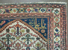 3' 3"X 10' Antique Handmade Caucasian Shirvan Wool Runner Rug Nice - Jewel Rugs