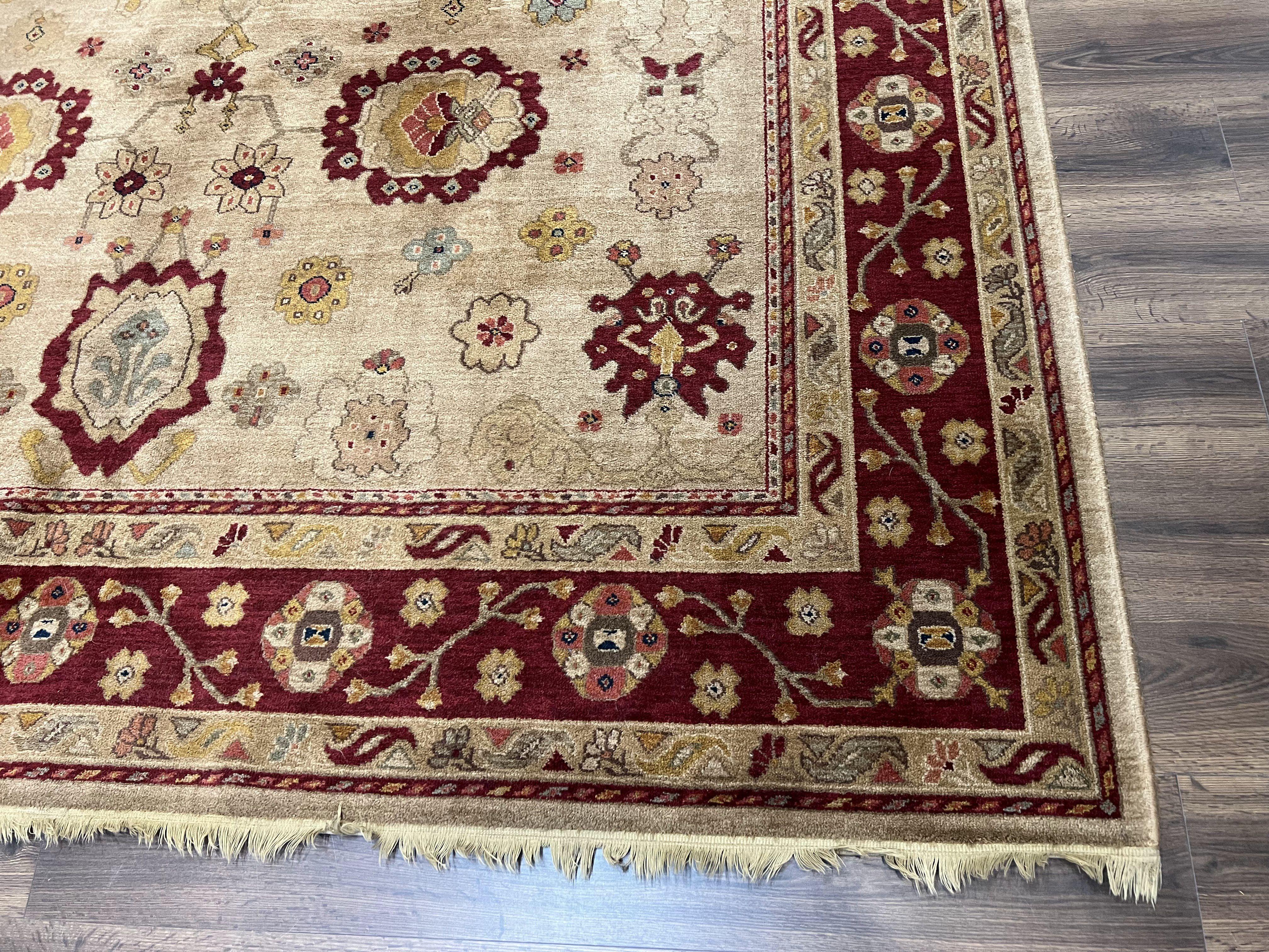 Karastan Rug 8.8 x 12, Antique Legends 2200-203, Karastan Oushak Carpet, Room Sized Wool Area Rug, Discontinued Karastan, Family Room Rug - Jewel Rugs