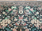 9' X 12' One-Of-A-Kind William Pakistan Oriental Hand-Knotted Wool Green Black - Jewel Rugs