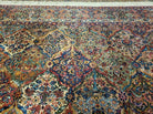 10' X 14' Karastan Multicolor Panel Kirman # 717 Wool Rug American Beauty - Jewel Rugs