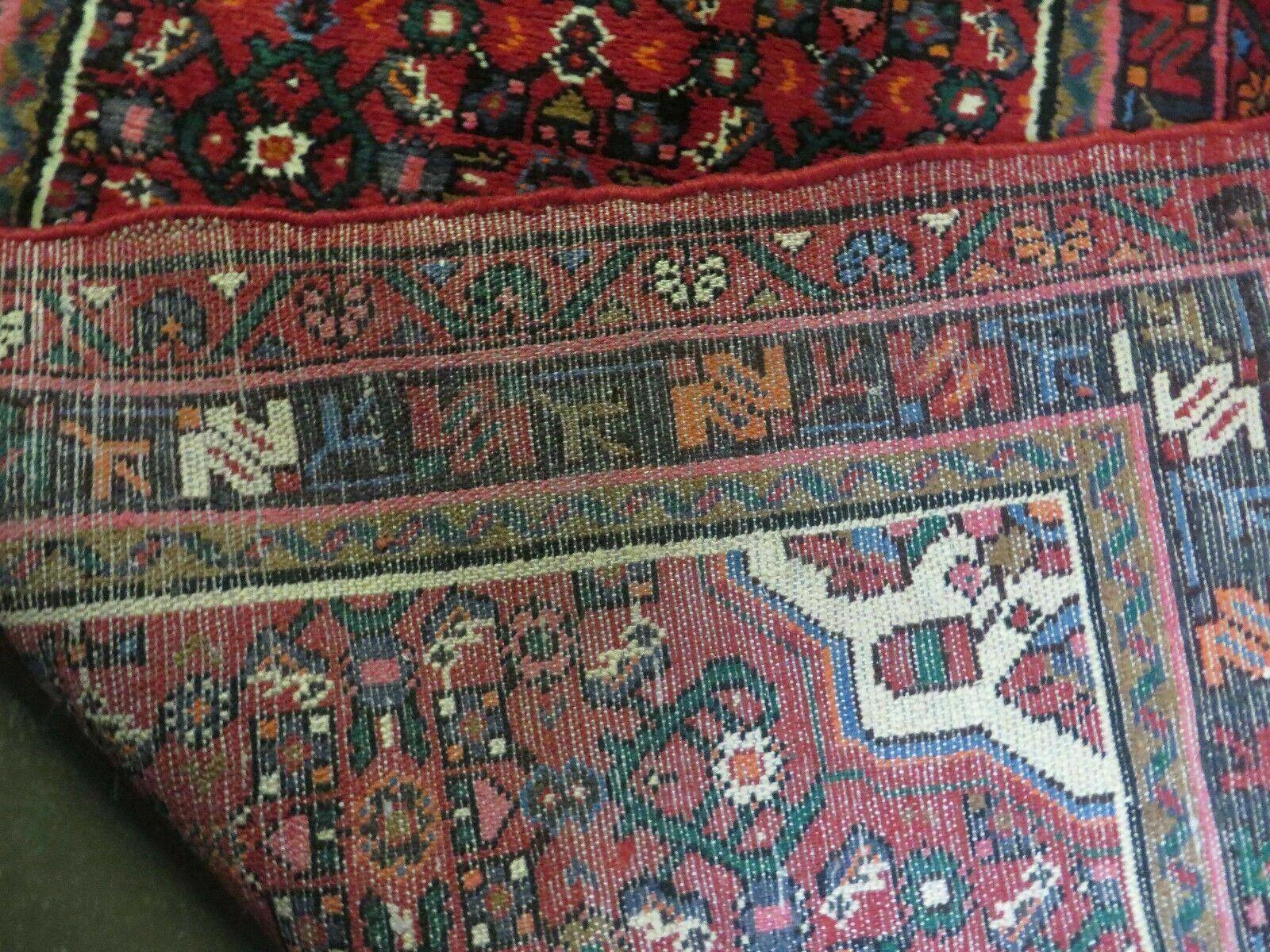 2' 11" X 19'5" Vintage Handmade Turkish Wool Runner Rug Red Nice - Jewel Rugs