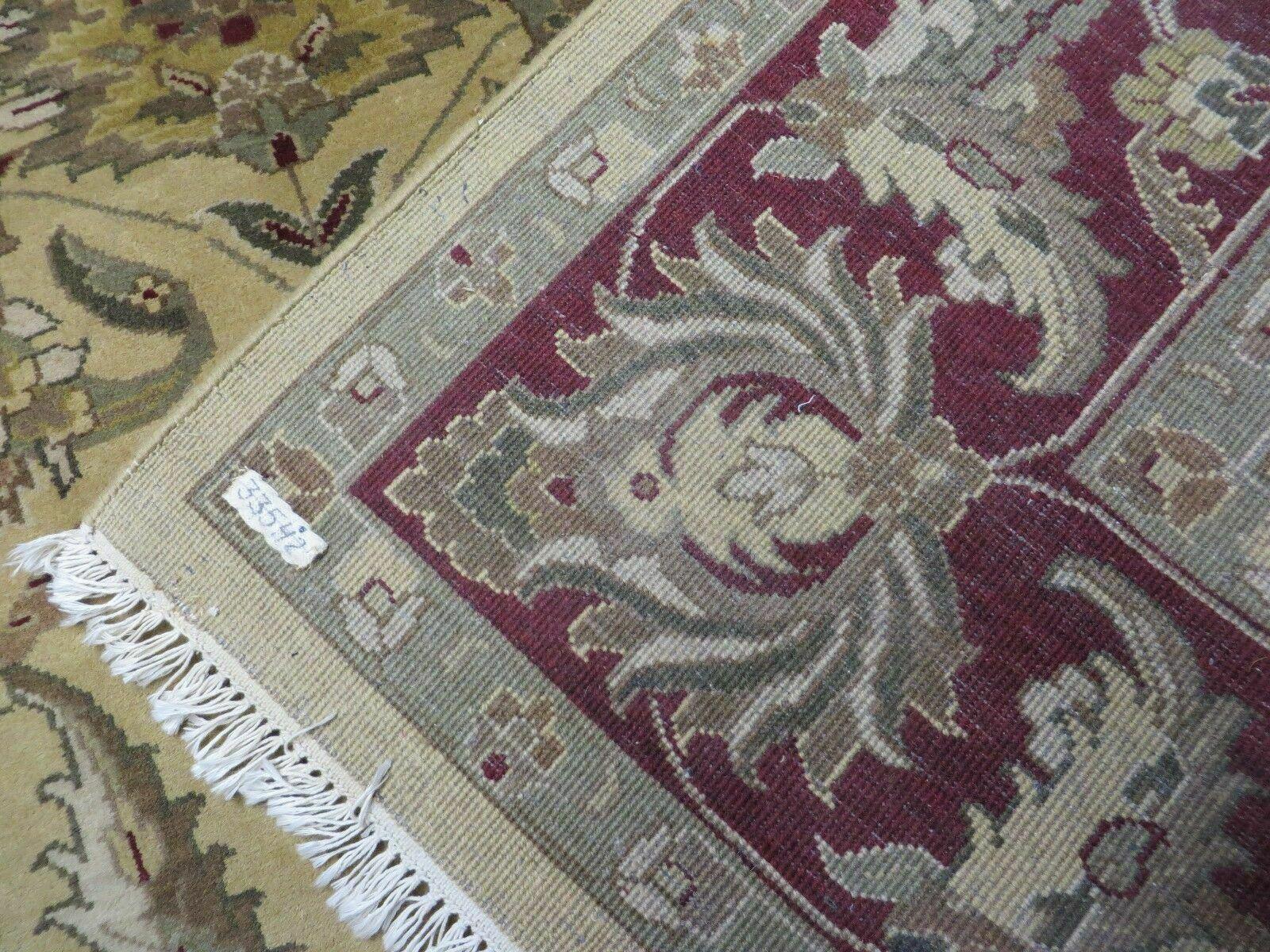 9' X 12' Vintage Handmade India Oriental Jaipur Quality Tea Wash Hand Knotted - Jewel Rugs