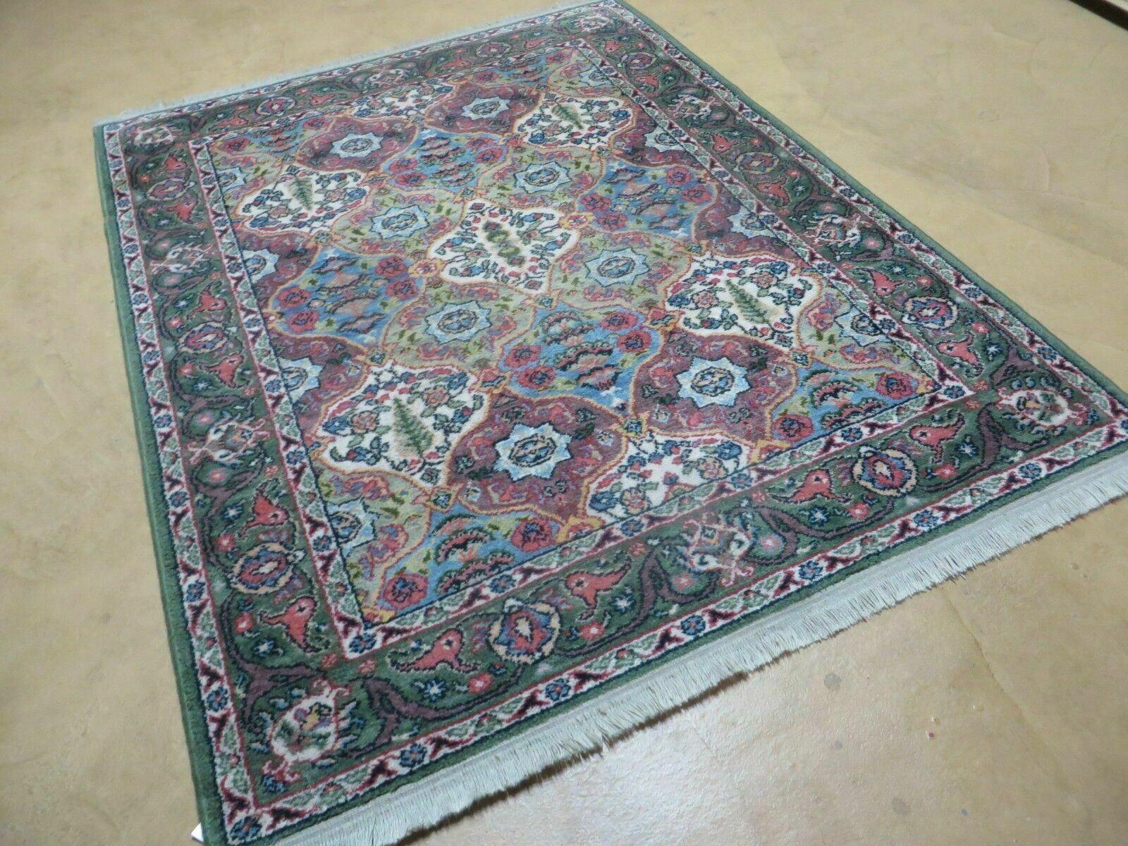 4' 4" X 5' 5" American Made Karastan Wool Rug Beauty - Jewel Rugs