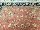 6' X 9' Vintage Fine Oriental Floral Handmade Wool Rug Vegetable Dyes Red Nice - Jewel Rugs