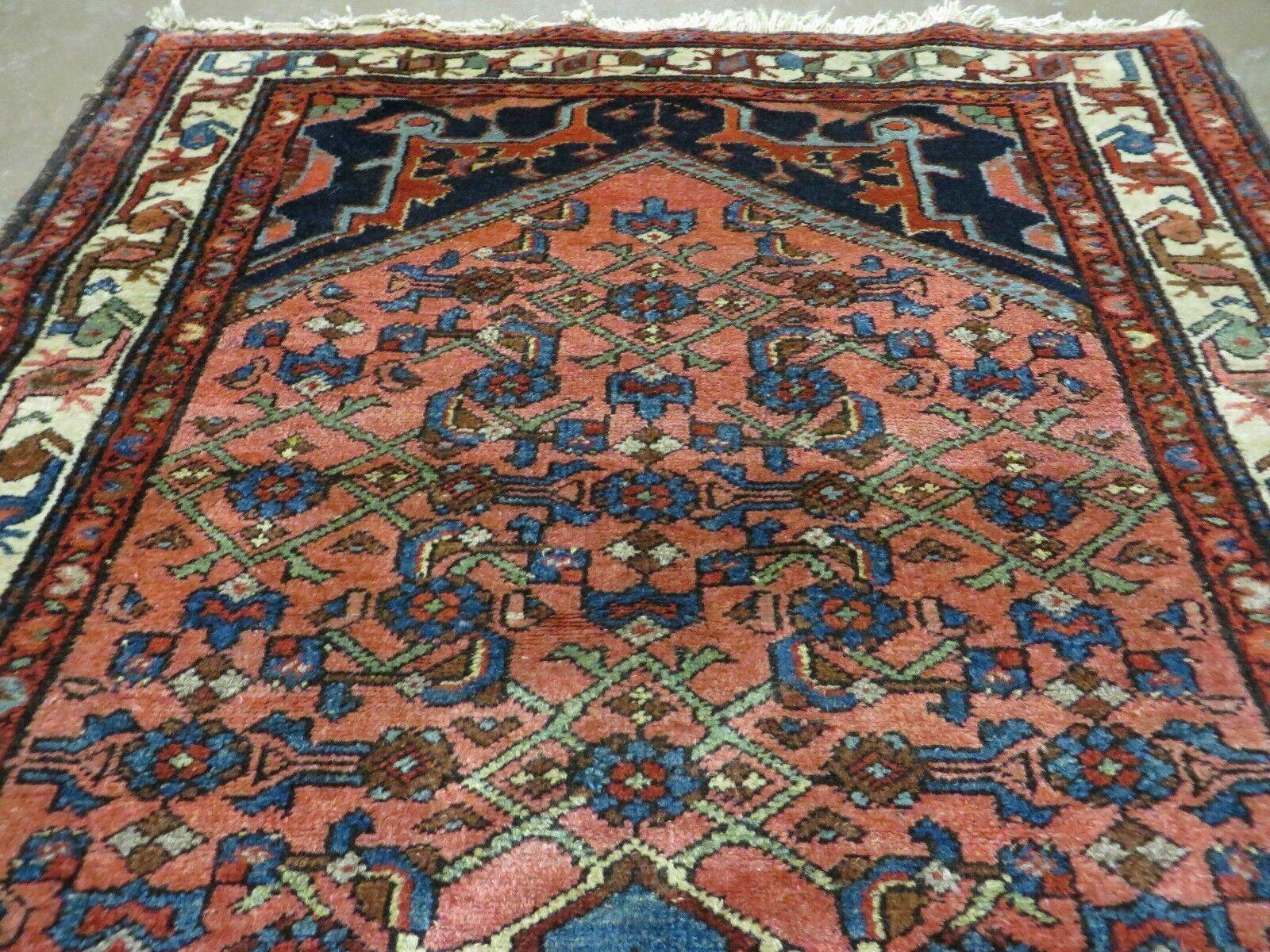 4' X 7' Handmade Turkish Wool Rug Veg Dyes Rusted Red Nice - Jewel Rugs