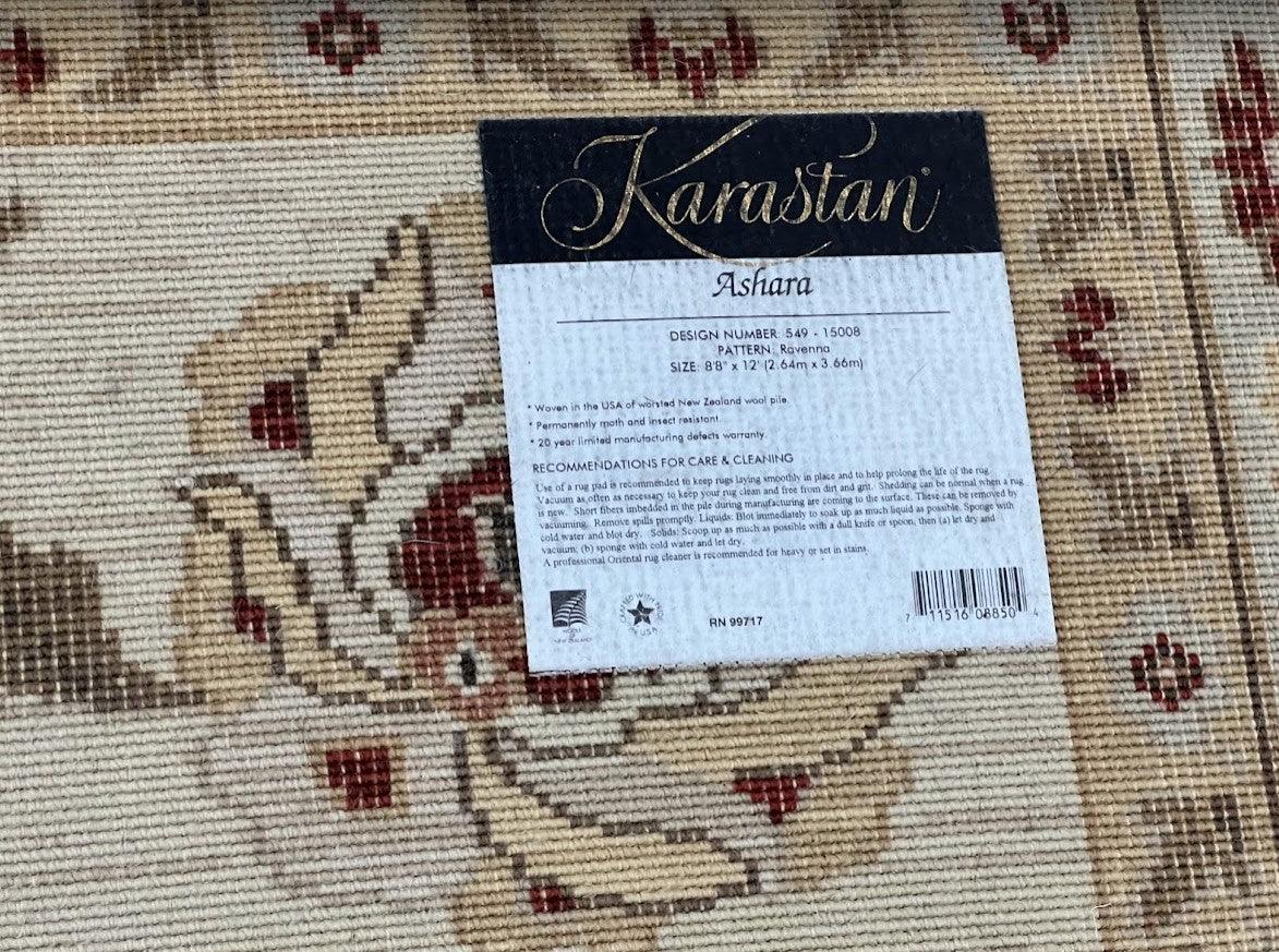 Karastan Rug 8.8 x 12 Ashara Ravenna 549-15008, Wool Karastan Carpet, Room Sized Area Rug, Discontinued Karastan Rug, Rugs for Living Room - Jewel Rugs