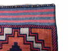 3X5 Vintage Handmade Tribal Wool Rug Balouchi Rug Afghan Rug Red 2' 8" X 4' 8" - Jewel Rugs