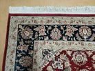 8' X 10' Vintage Handmade India Wool Silk Accents Rug Hand Knotted Organic Nice - Jewel Rugs