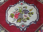 2' X 2' Antique Handmade Turkish Oushak Bergamo Yastik Wool Rug Mat - Jewel Rugs