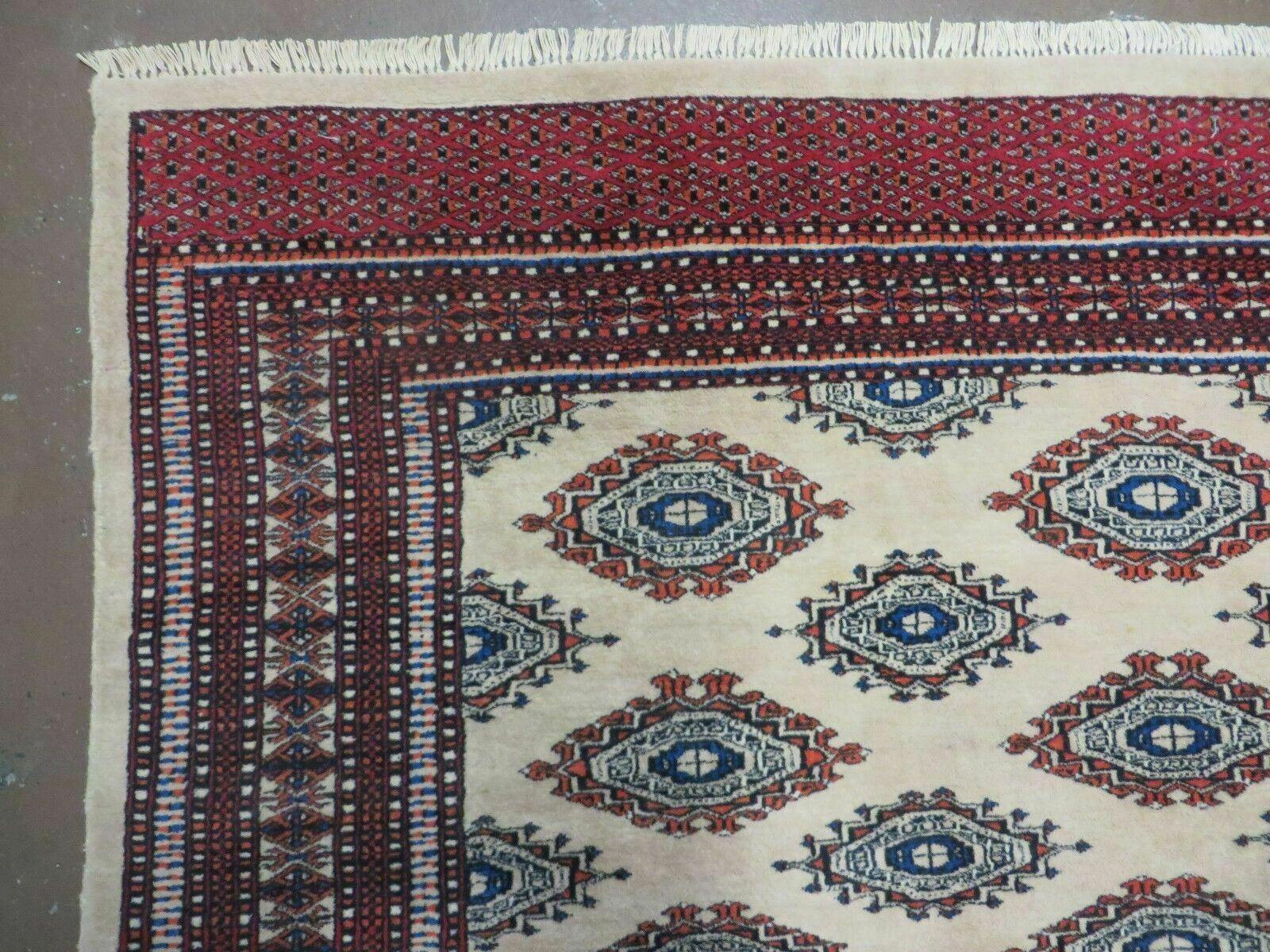 4' X 6' Vintage Handmade Bokhara Turkoman Pakistan Wool Rug Carpet Nice # 534B - Jewel Rugs