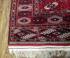 Semi Antique Red Turkoman Area Rug, Hand-Knotted, 8' x 12' 5" - Jewel Rugs