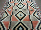 4' X 6' Vintage Handmade Turkish Melas Oushak Wool Rug Carpet Mehrab Red Nice - Jewel Rugs