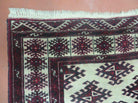 3' X 3' Vintage Handmade Turkoman Bokhara Yamud Wool Rug Nice - Jewel Rugs