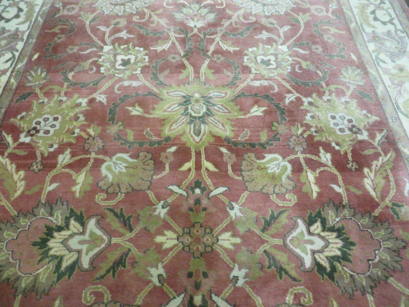 6' X 9' Vintage Handmade Indian Floral Oriental Wool Rug Veg Dyes Nice - Jewel Rugs