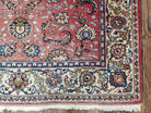 Semi Antique Persian Kashan, Red & Cream, Hand-Knotted, Wool, 4' 8" x 6' 6", Pair A - Jewel Rugs