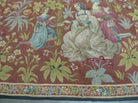 4' X 5' Antique Tapestry Belgium Handmade Petitpoint Needlepoint One Of A Kind - Jewel Rugs