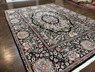 Stunning Pak Persian Floral Rug 8x10, Highly Detailed Elegant Floral Wool Carpet, Aubusson European Design, Wool, Traditional Vintage Rug - Jewel Rugs