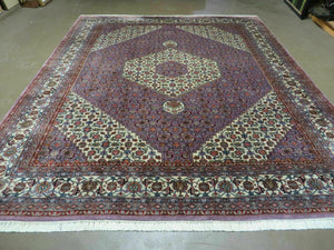 8' X 10' Vintage Fine Handmade India Wool Rug Hand Knotted Carpet Detailed Nice - Jewel Rugs