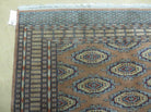 4' 4" X 6' Vintage Handmade Bokhara Turkoman Pakistan Wool Rug Carpet Nice - Jewel Rugs