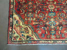 3' X 10' Antique Handmade Turkish Wool Rug Veg Dye Runner Red Nice - Jewel Rugs