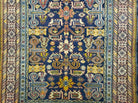 4' 6" X 5' 5" Antique Handmade Perpedil Caucasian Wool Rug Nice Colorful - Jewel Rugs