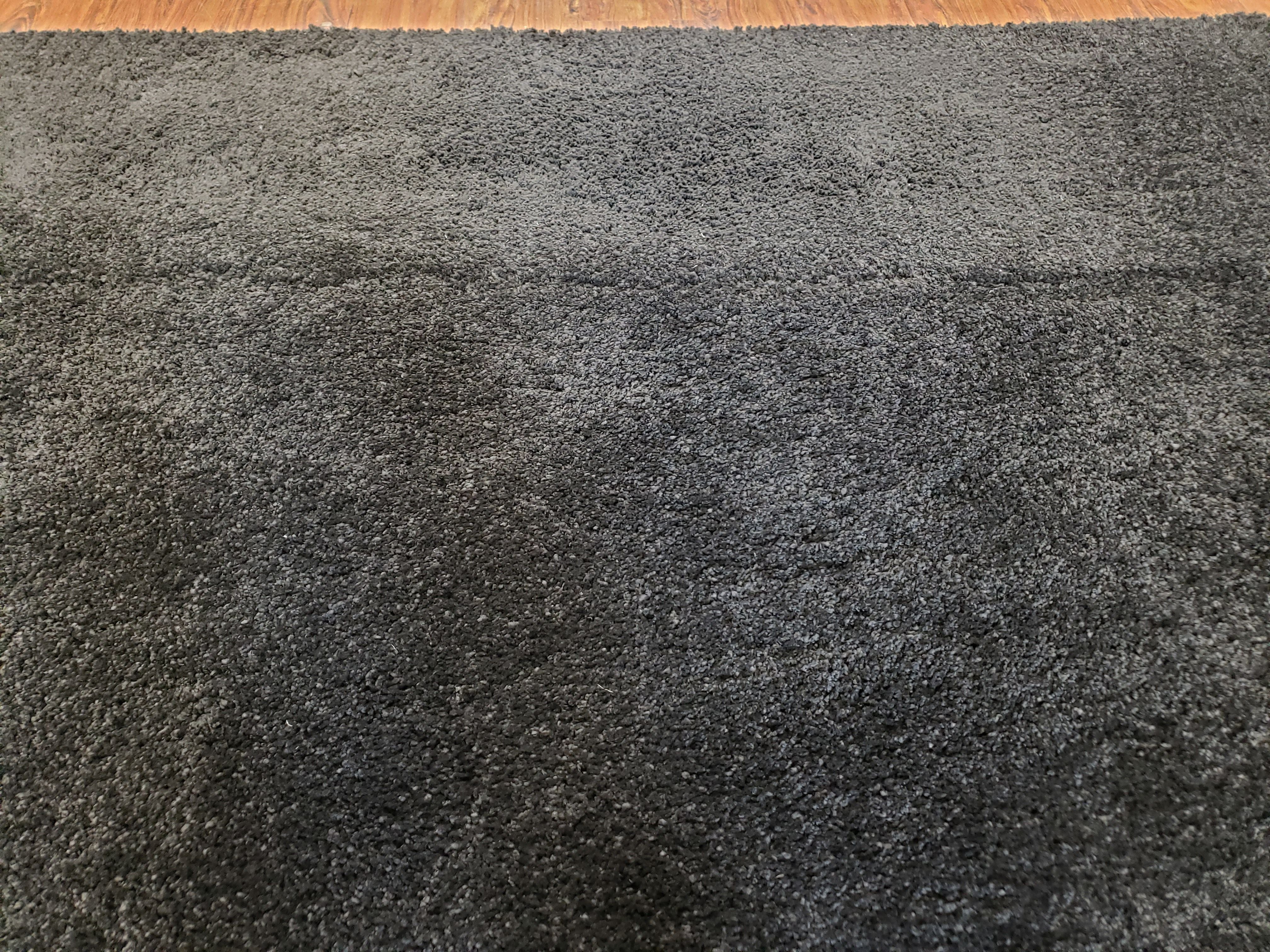 Black Shag Rug 8x10, Savafieh Milan Fluffy Black Carpet, Room Sized Shag Rug, Modern Contemporary Rug, Soft Living Room Rug, Bedroom Rug - Jewel Rugs