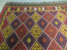 6' X 13' Antique Turkish Kilim Handmade Flat Weave Wool Rug Veg Dye - Jewel Rugs