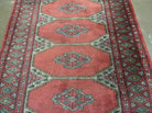 2' 7" X 4' Vintage Handmade Pakistan Turkoman Bokhara Wool Rug Organic Veg Dye - Jewel Rugs