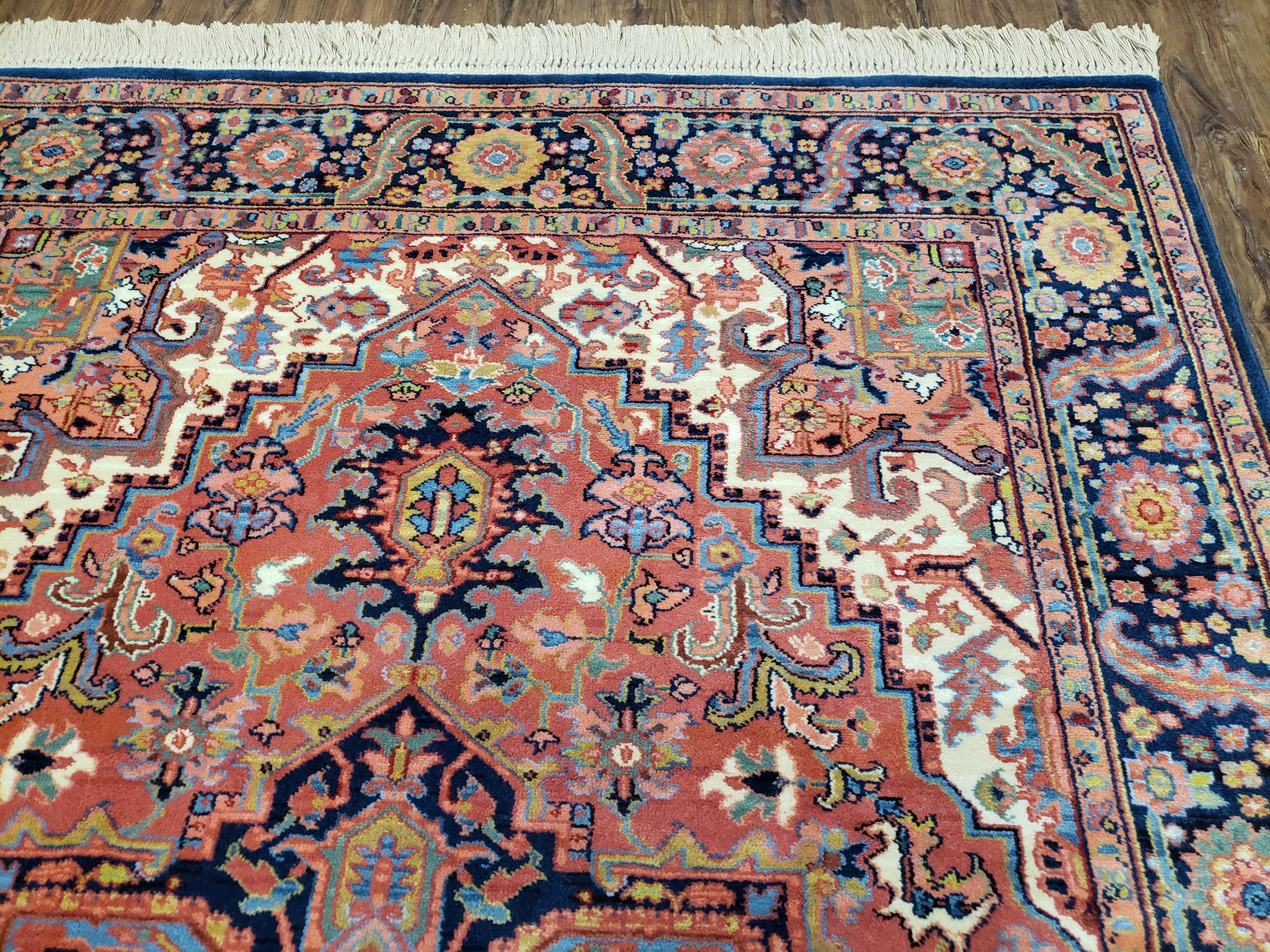 Karastan Heriz Rug 5'9" x 9', Vintage Karastan Wool Carpet Heriz Pattern #726, Hard to Find, Original 700 Series, Heriz Serapi Rug - Jewel Rugs