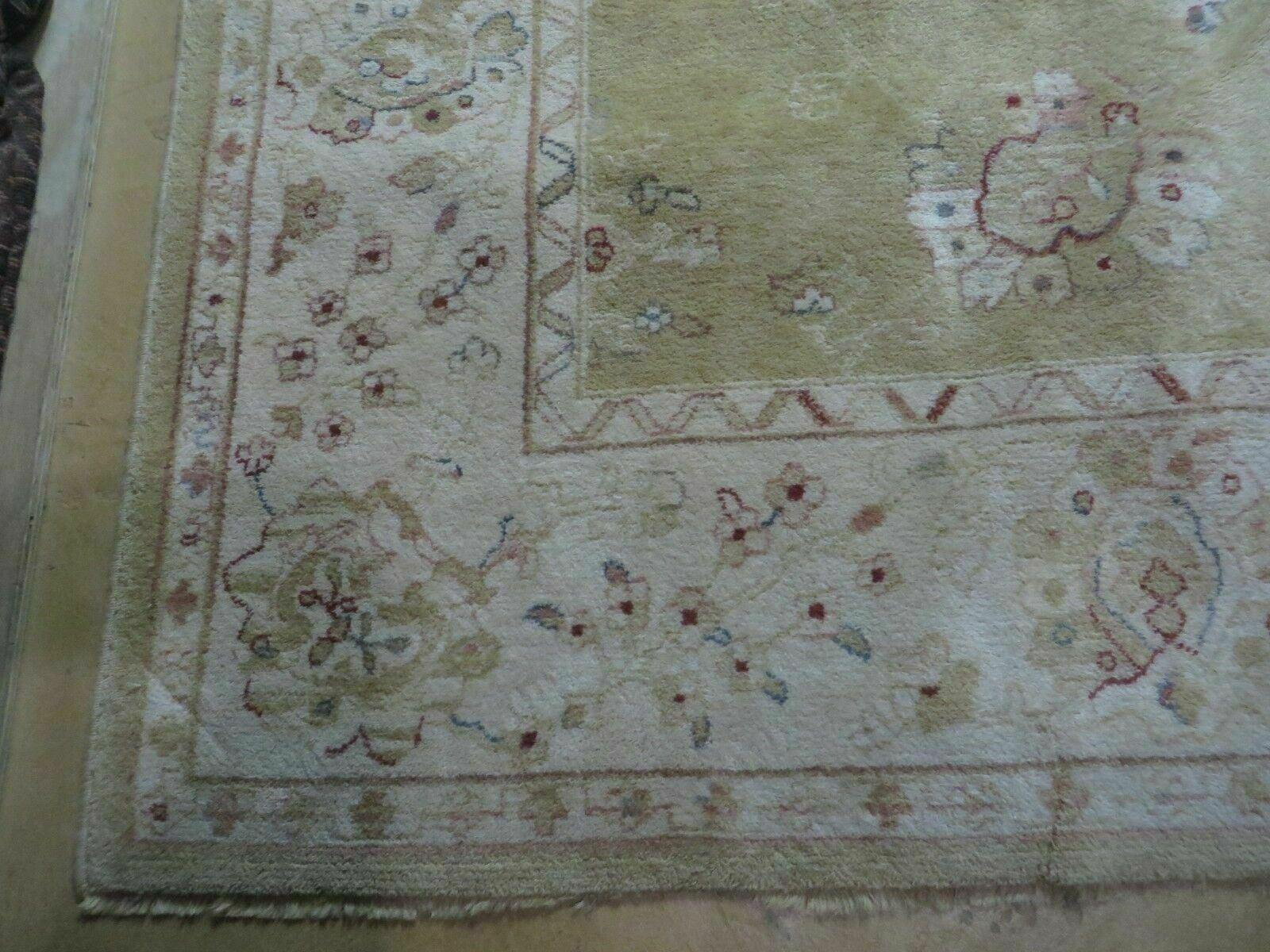 Karastan Rug 8x11 Wool Pile Oushak Pattern Vintage Carpet - Jewel Rugs