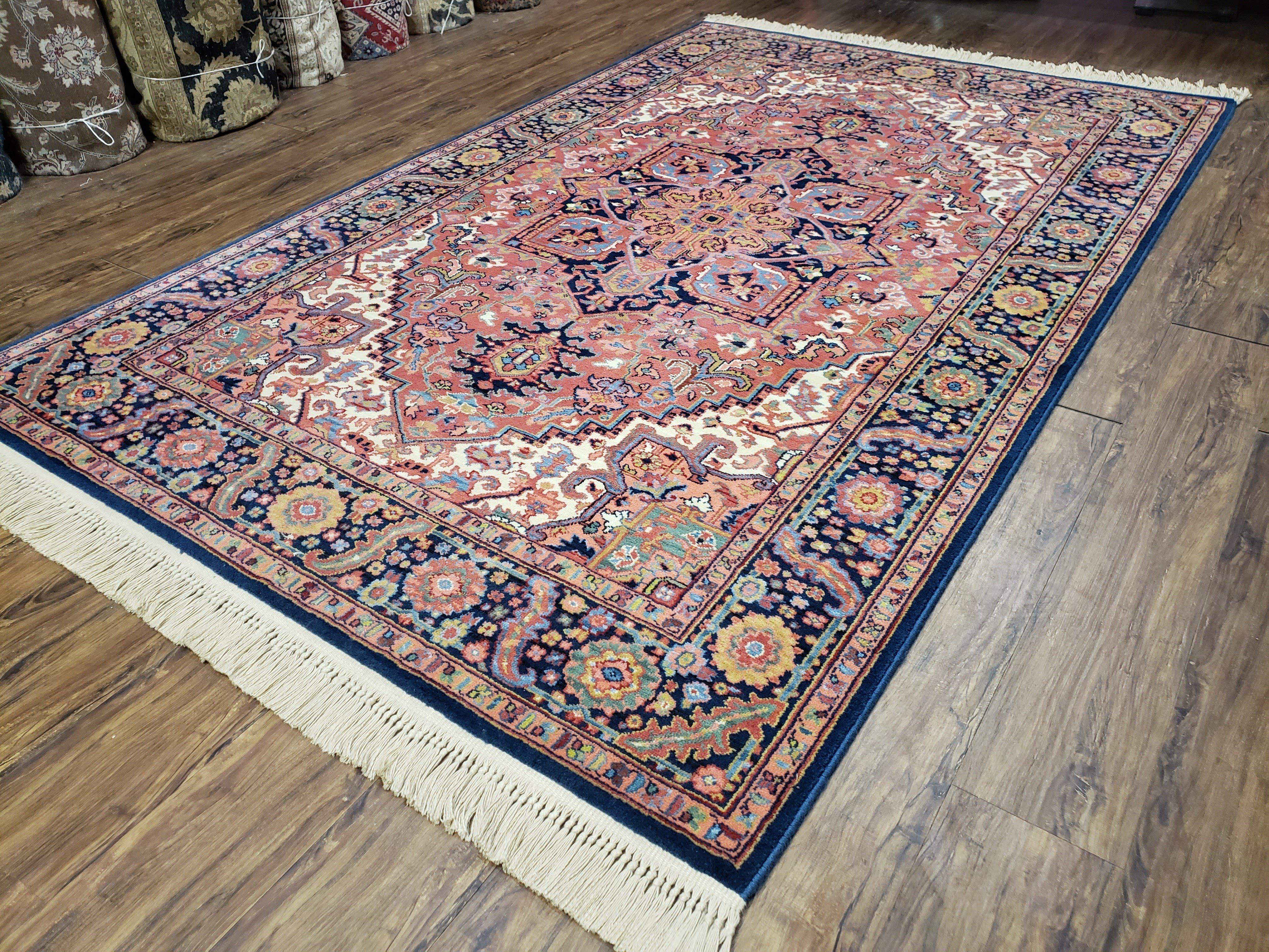 Karastan Heriz Rug 5'9" x 9', Vintage Karastan Wool Carpet Heriz Pattern #726, Hard to Find, Original 700 Series, Heriz Serapi Rug - Jewel Rugs