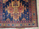 4x6 Handmade Balouch War Afghan Tribal Rug Organic Dyes Colorful 3' 2" X 5' 11" - Jewel Rugs