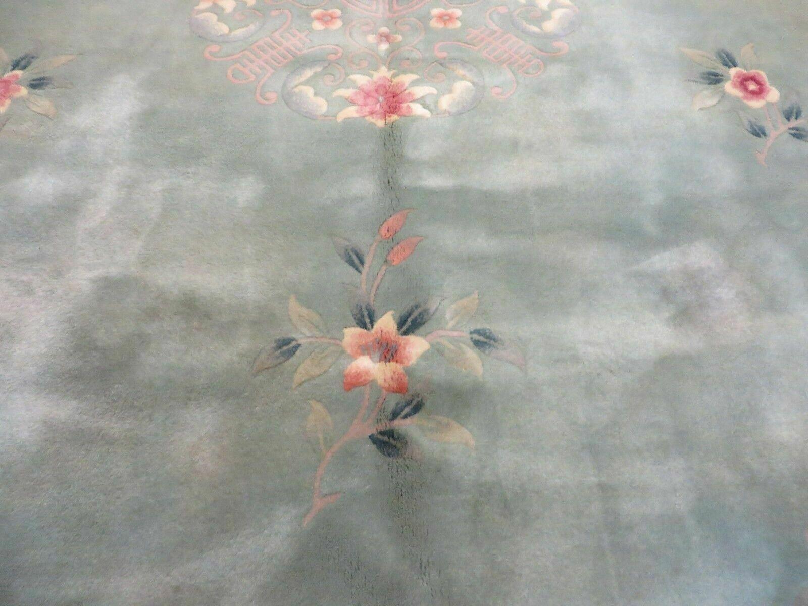 8' X 10' Handmade Art Deco Aubusson Chinese Rug Plush Carpet 90 Line Nice - Jewel Rugs