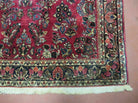 4' X 6' Antique Handmade India Oriental Wool Rug Hand Knotted Carpet Red Nice - Jewel Rugs