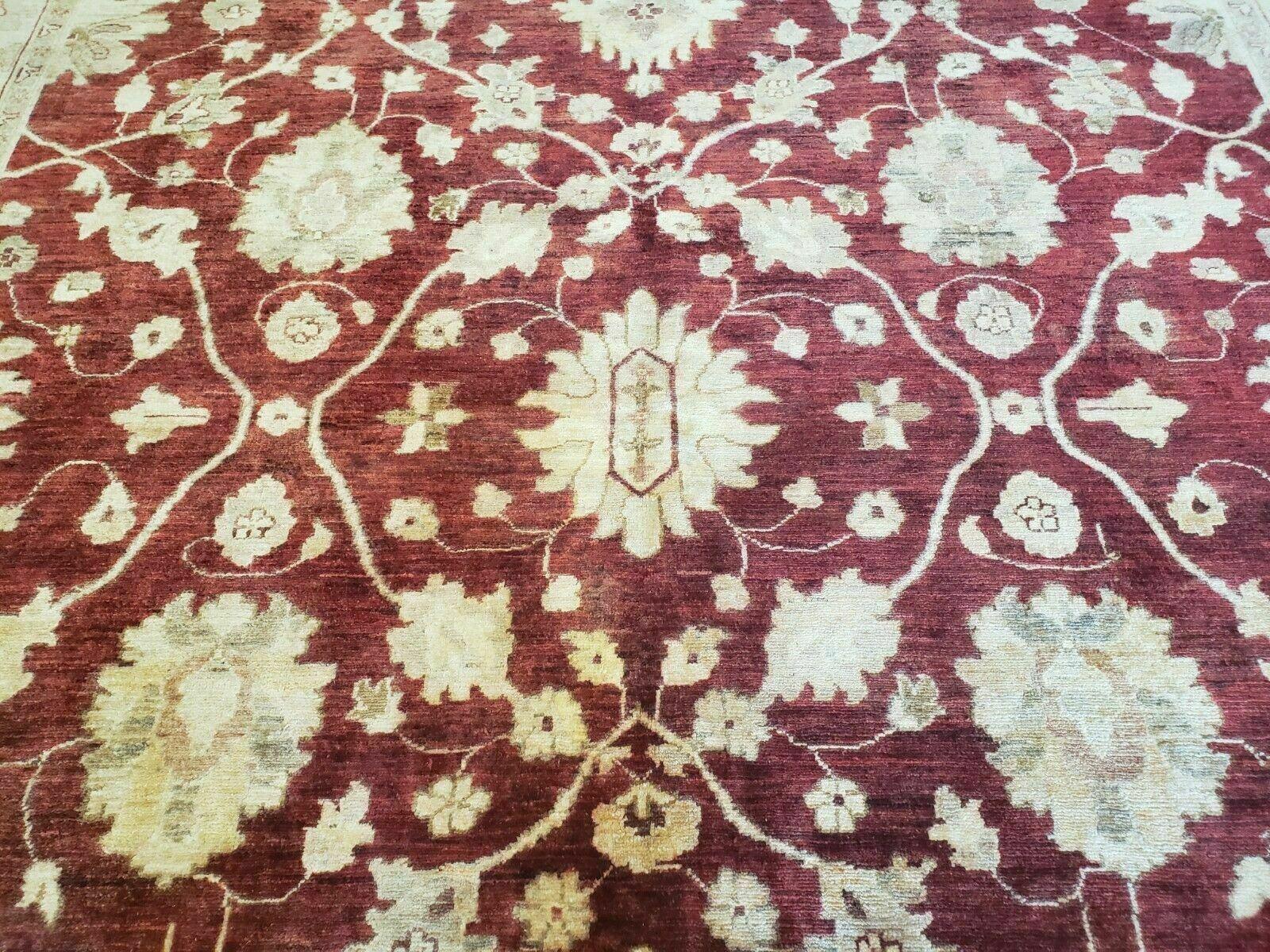 8' X 10' Handmade Peshawar Floral Oriental Wool Rug Hand Knotted Carpet Nice - Jewel Rugs