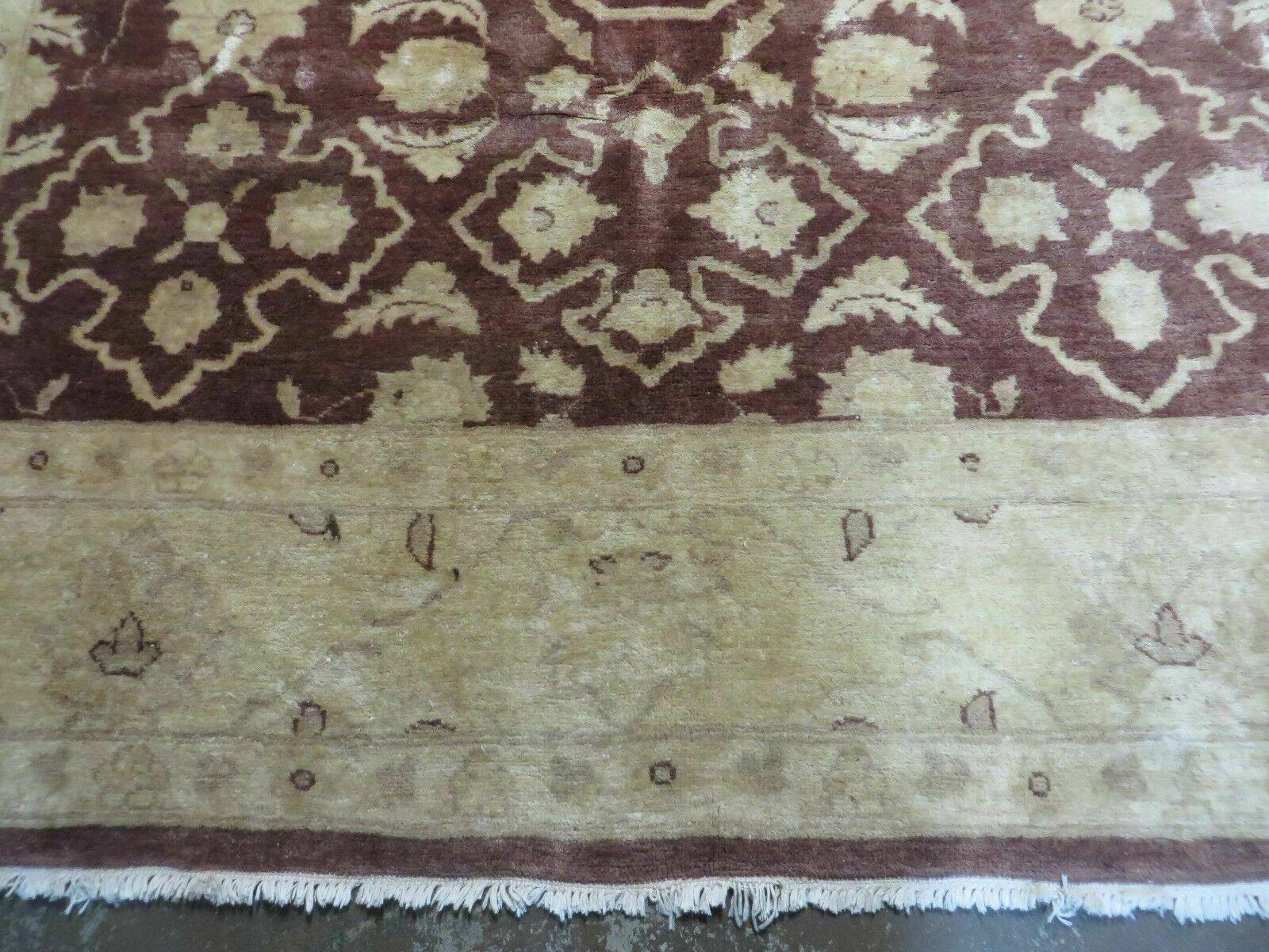 7' X 10' Vintage Fine Handmade Pakistan Peshawar Chobi Floral Wool Rug Vegy Dye - Jewel Rugs