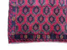 2' 10" X 4'7" Vintage Handmade Tribal Wool Rug Balouchi Rug Afghan Rug Red Blue - Jewel Rugs