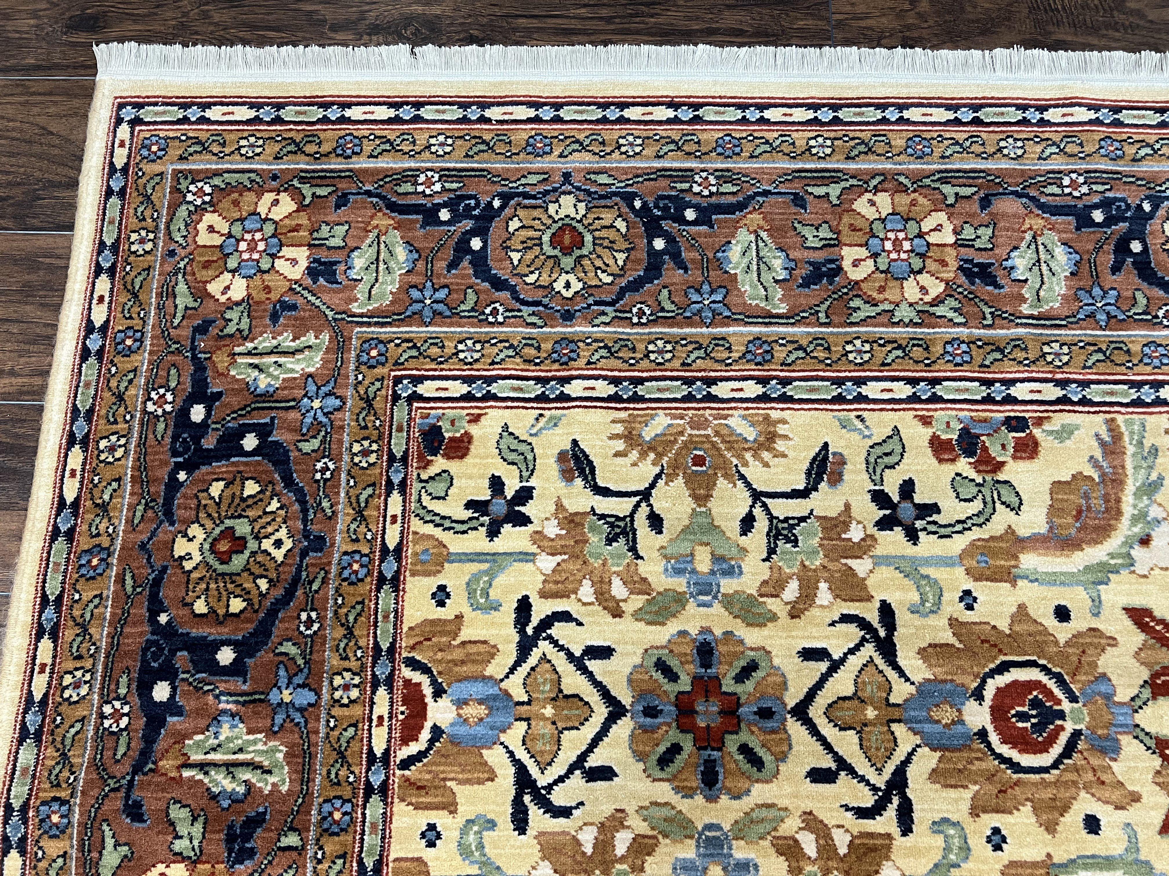 8 x 10' 5" Karastan Rug English Manor #2120 - 506 Brighton Pattern, Wool Karastan Carpet, Large Karastan Area Rug, Traditional Karastan Rug - Jewel Rugs