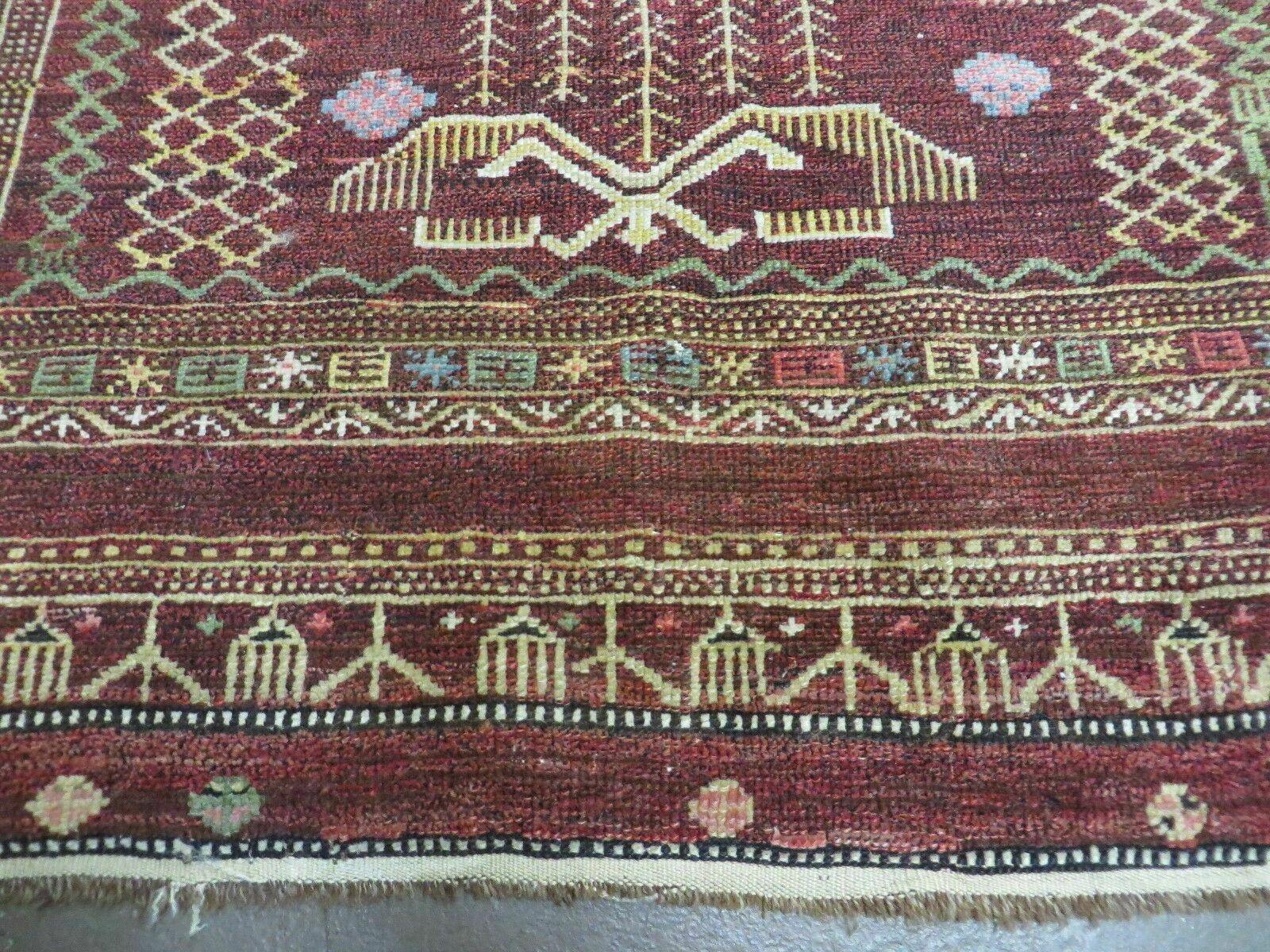 4' X 6' Antique Handmade Caucasian Shirvan Russian Armenian Wool Rug Colorful - Jewel Rugs