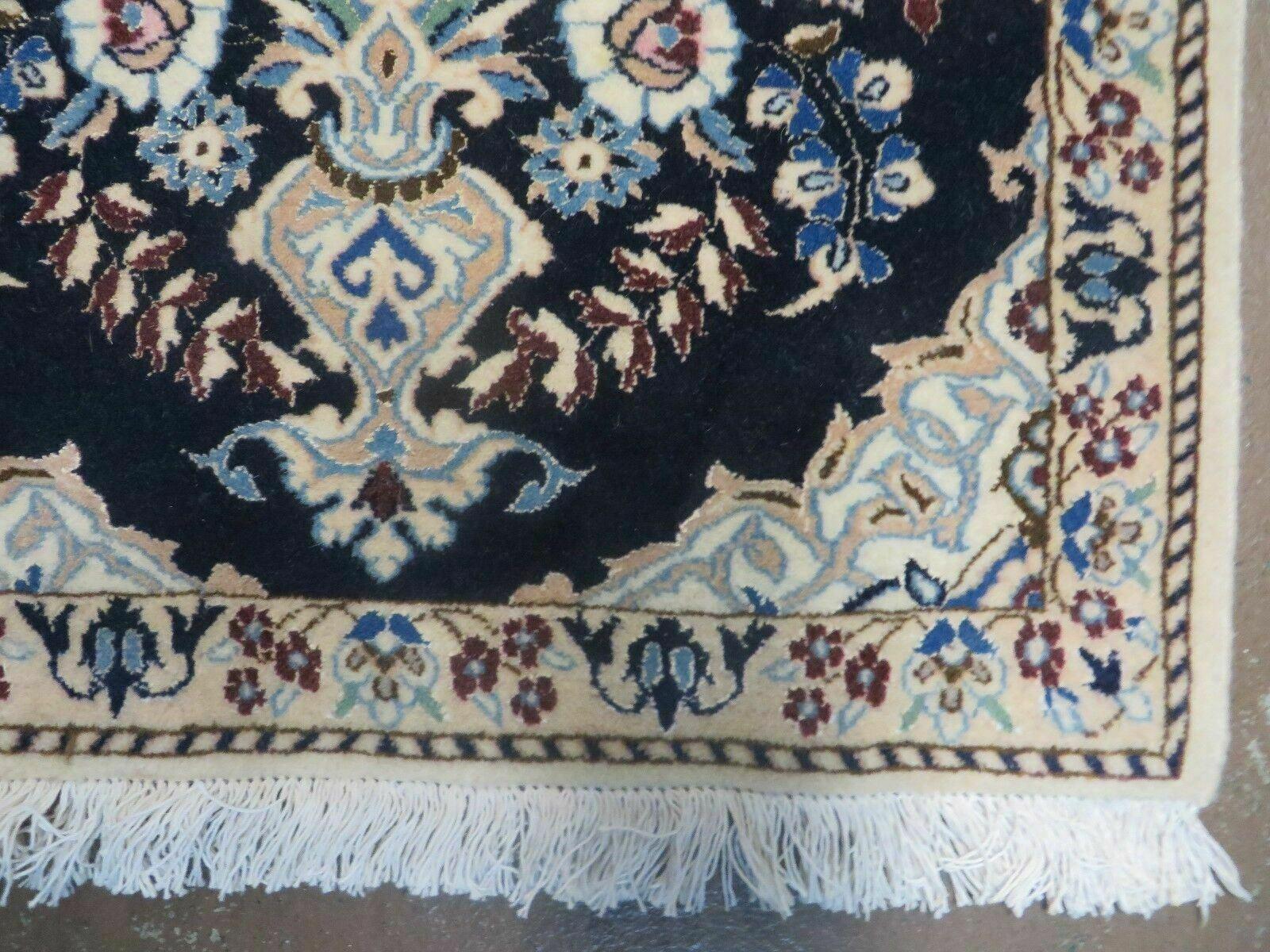 Persian Nain Runner 1.8 x 5 - Wool & Silk - Narrow Runner - Jewel Rugs