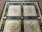 4' X 6' Handmade French Aubusson Savonnerie Garden Design Needlepoint Rug Nice - Jewel Rugs