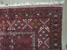 5' X 8' Antique Handmade Fine Tekkeh Turkoman Engsi Hatchli 4 Seasons Wool Rug Bohemian Boho Home Décor - Jewel Rugs