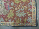 4' X 5' Antique Tapestry Belgium Handmade Petitpoint Needlepoint One Of A Kind - Jewel Rugs