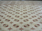 11' X 15' Vintage Hand Made Fine Bokhara Turkoman Yamud Pakistan Wool Rug Nice - Jewel Rugs